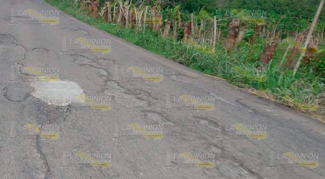 ¡Carretera destrozada hacia Barra de Cazones! ¡Carretera destrozada hacia Barra de Cazones!