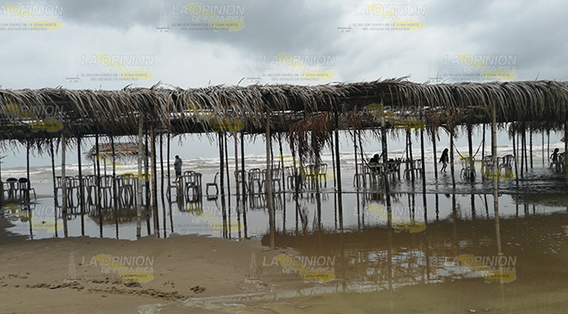 Hay más erosión de playas