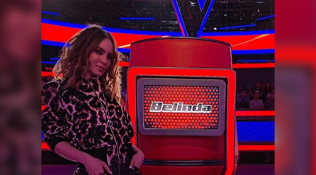 Belinda arma la fiesta con Los Ángeles Azules