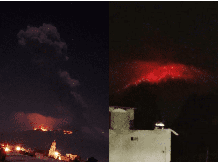 Explosión de Popocatépetl sacude puertas y ventanas