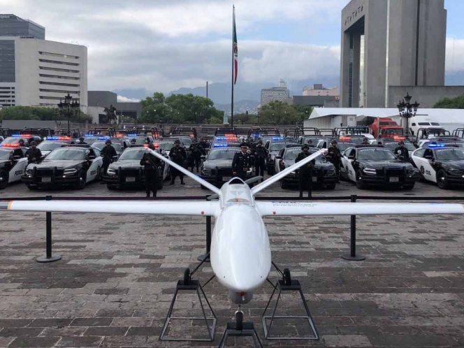 El Bronco presume dron de 54 mdp para combatir al crimen