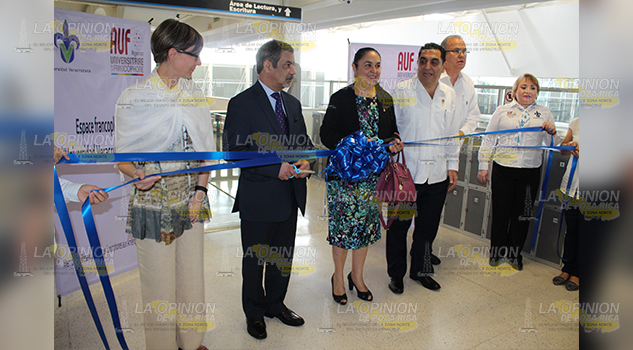 Inauguran sala RÉFRA-AUF en el centro de idiomas de la USBI