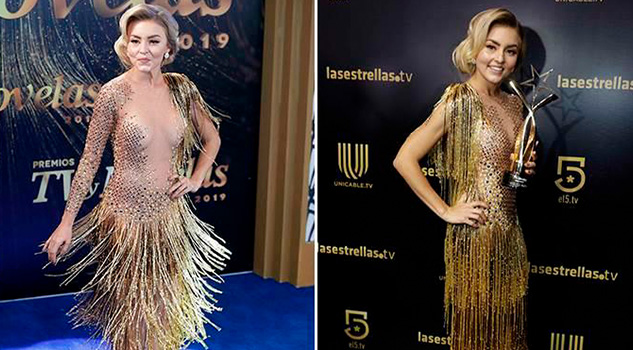 Angelique Boyer habla sobre el vestido que se puso al revés Angelique Boyer habla sobre el vestido que se puso al revés