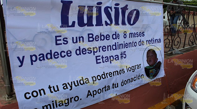 Piden ayuda para bebe de 8 meses en Naranjos