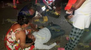 Las atropella una motocicleta en la Tuxpan - Tampico Las atropella una motocicleta en la Tuxpan - Tampico