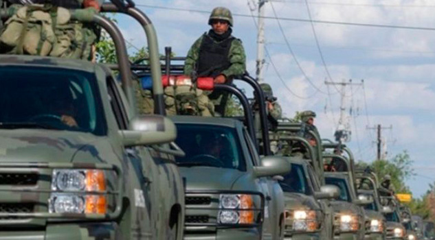Llegan mil 600 militares a resguardar Guanajuato y recuperar la paz Llegan mil 600 militares a resguardar Guanajuato y recuperar la paz