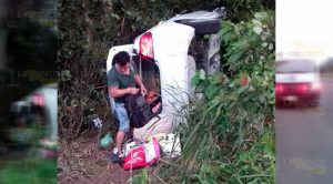 Tráiler hizo volcar a un vehículo: 3 heridos en San Rafael