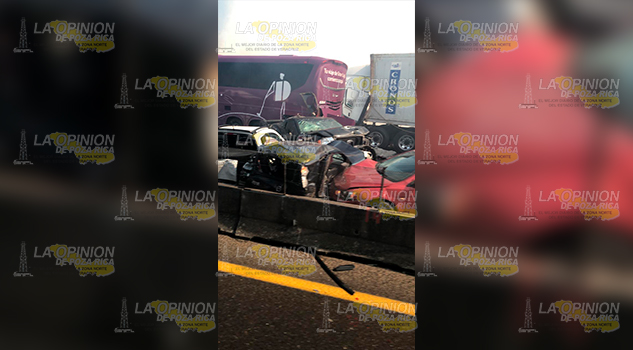 Terrible accidente en el libramiento a Cardel