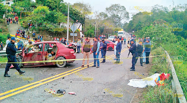 Ocho muertos en accidente carretero