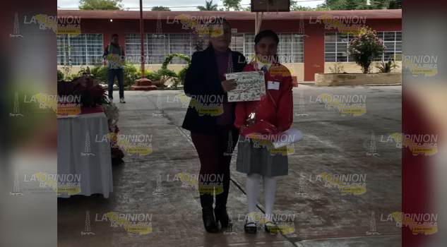 Alumna destacada gana concurso de Ortografía en evento llevado a cabo en Entabladero