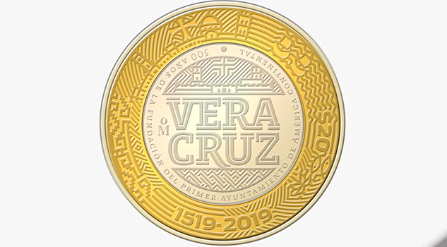 Acuñarán moneda por los 500 años de Veracruz