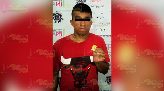 LES CAYERON CON LAS MANOS EN LA DROGA