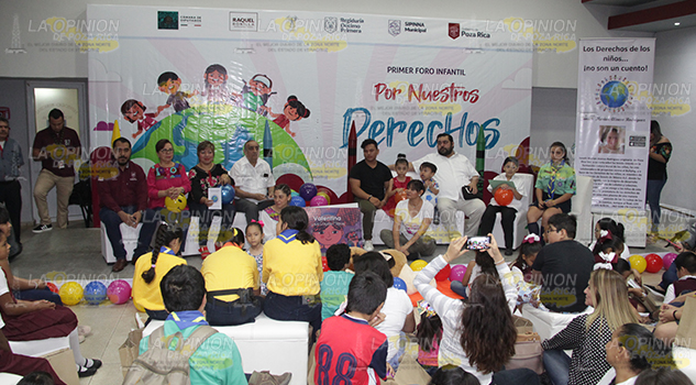 Realizan foro infantil por nuestros derechos