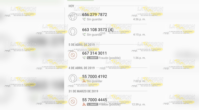 Ola de extorsiones vía telefónica, varios casos en La Uno, reportan
