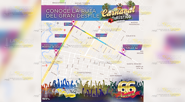El Carnaval Turístico de la Opinión está cerca, faltan solo 5 días