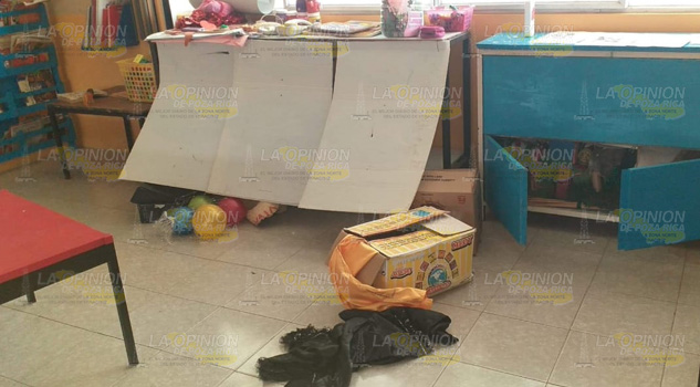 Saquearon Jardín de Niños hay indignación en Martínez de la Torre