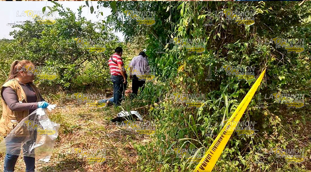 Encuentran cuerpo decapitado a la altura de la comunidad de Cañadas en Martínez de la Torre