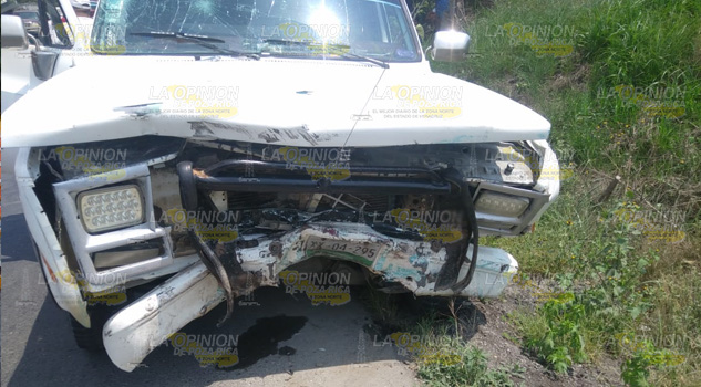 Encontronazo sobre la carretera Tihuatlan – Álamo; Siete lesionados