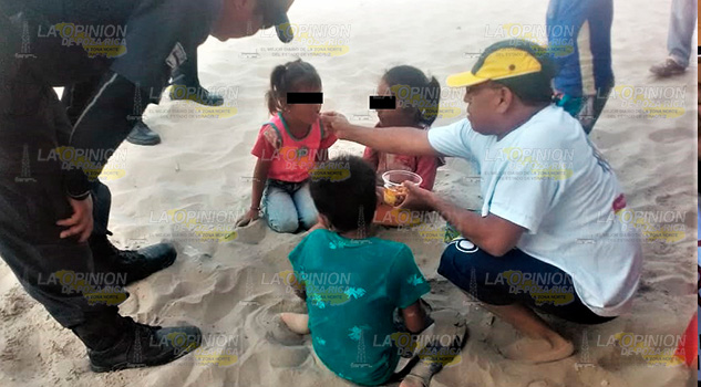 11 niños extraviados en la playa