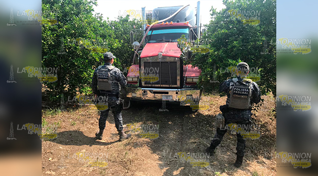 Gendarmería aseguran 25 mil litros de huachicol en Úrsulo Galván, Tihuatlán