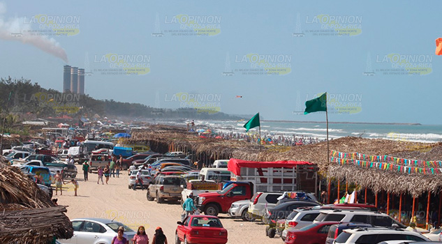 Aforo de 2 mil unidades a la playa, pero se prevén más de 10 mil a partir del jueves