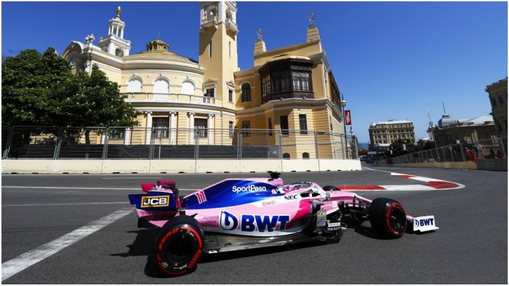 El mejor Checo Pérez del año largará quinto en Bakú
