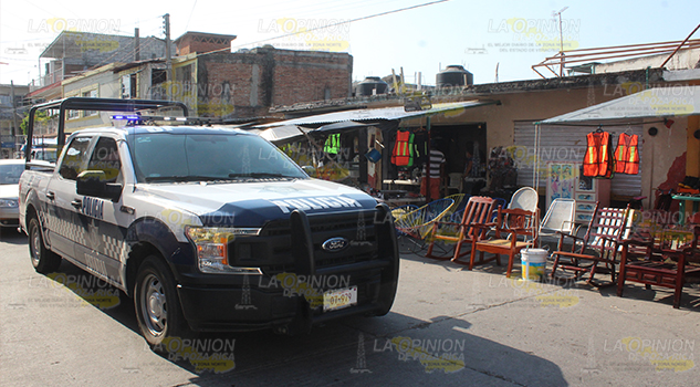 Aseguran a presunto ladrón en el barrio de Tepito en Poza Rica