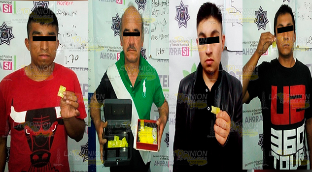 LES CAYERON CON LAS MANOS EN LA DROGA