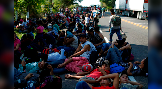 Migrantes viajarán en 45 autobuses de Tapachula a Ciudad de México