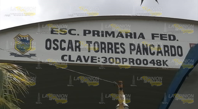 Se lesiona estudiante en la escuela Oscar Torres Pancardo