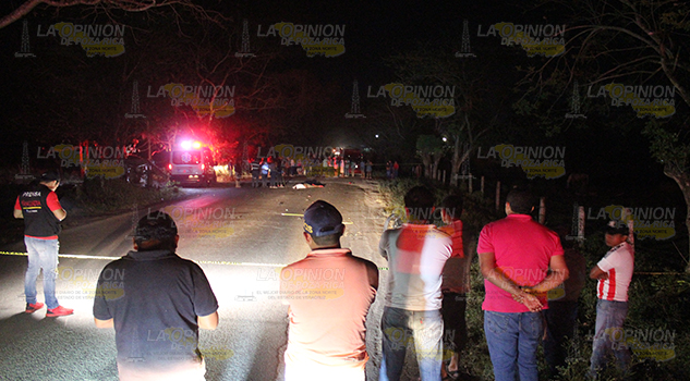 Jornalero salio a cenar y cuando regresaba a su domicilio fue brutalmente arrollado