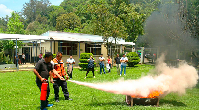 Capacita SS a su personal en prevención y combate de incendios en Xalapa Capacita SS a su personal en prevención y combate de incendios en Xalapa