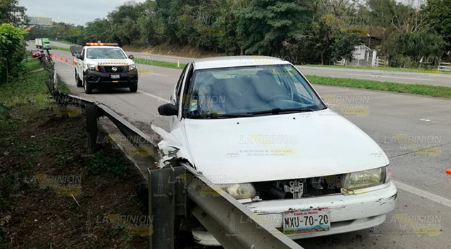 Embestido por una pipa en la autopista Poza Rica - Tuxpan Embestido por una pipa en la autopista Poza Rica - Tuxpan