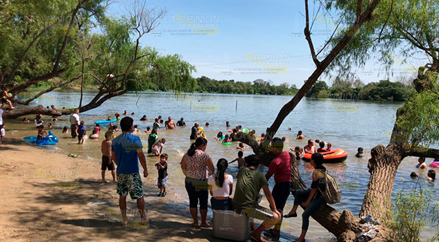 Laguna en El Higueral, alternativa para cientos de paseantes Laguna en El Higueral, alternativa para cientos de paseantes