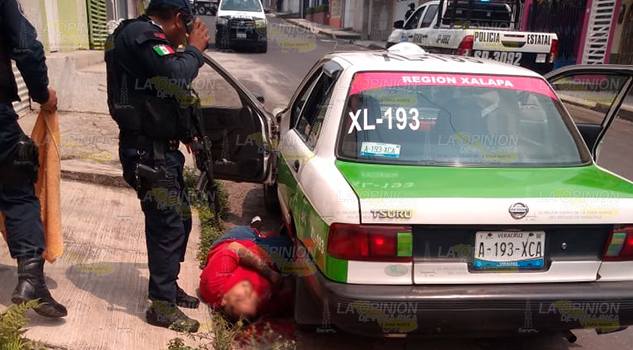 Le vacían el cargador en la Ferrocarrilera de Xalapa Le vacían el cargador en la Ferrocarrilera de Xalapa