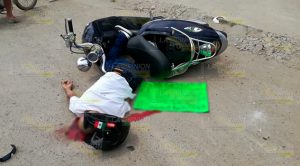 ¡Ejecutan a motociclista en Tuxpan! Lo ejecutan a balazos frente a motel en Tuxpan