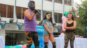 Luchadores de la Nueva Arena Poza Rica en festejo del día del niño Luchadores de la Nueva Arena Poza Rica en festejo del día del niño