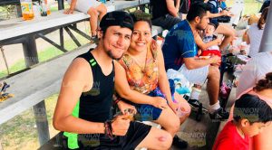 Alegre convivio de empleados del periódico La Opinión de Poza Rica