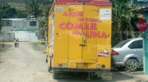 Balean camión de Sabritas en Álamo