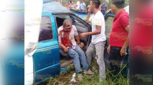 Brutal choque de camionetas ¡Un muerto y 3 heridos!