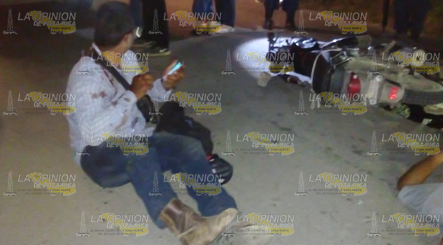 Embarazada muere en choque de motos en Tuxpan