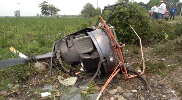 Cae helicoptero en Tamarindo