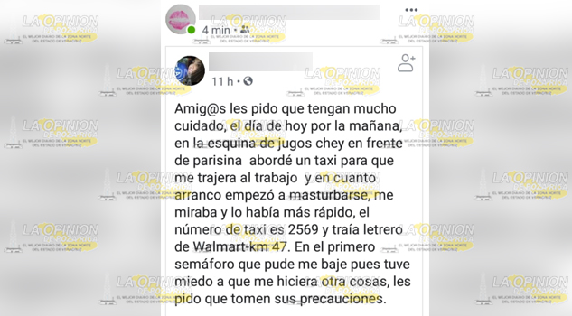 "Taxista pervertido"