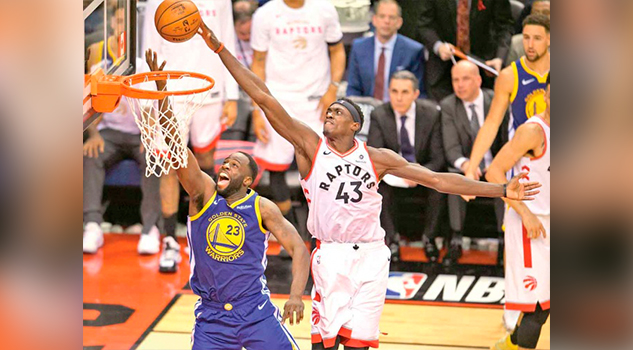 Los Raptors pegan primero en las finales de la NBA
