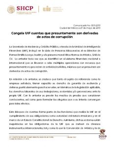 Congela UIF cuentas a exdirector de Pemex por actividades ilícitas