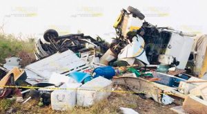 Dos muertos en encontronazo sobre la carretera Zaragoza - Ciudad Victoria Dos muertos en encontronazo sobre la carretera Zaragoza - Ciudad Victoria