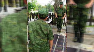 Jonatan, soldado por un día en Tuxpan Jonatan, soldado por un día en Tuxpan