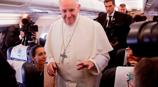 Necesitamos un periodismo libre, Papa Francisco Necesitamos un periodismo libre, Papa Francisco