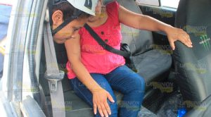 Pasajera lesionada al chocar Gol contra taxi Pasajera lesionada al chocar Gol contra taxi