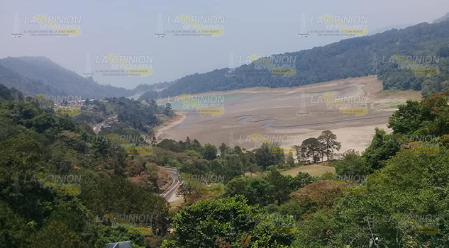 Presas de la zona norte, en su nivel más bajo Presas de la zona norte, en su nivel más bajo